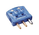 Omega OTP-J-M-ROHS Thermocouple Connector OPT Series 3 Prong Round Pin Type J Plug