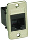 BLACK BOX FMT1081 MODULAR COUPLER, PANEL MOUNT, RJ45, BLACK