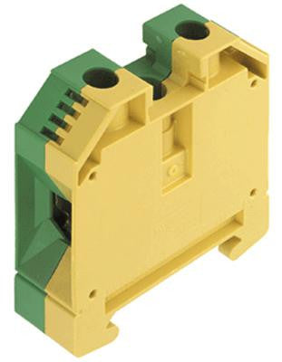 WEIDMULLER 1010500000 TERMINAL BLOCK, DIN, EARTH, 2POS, 12-2AW