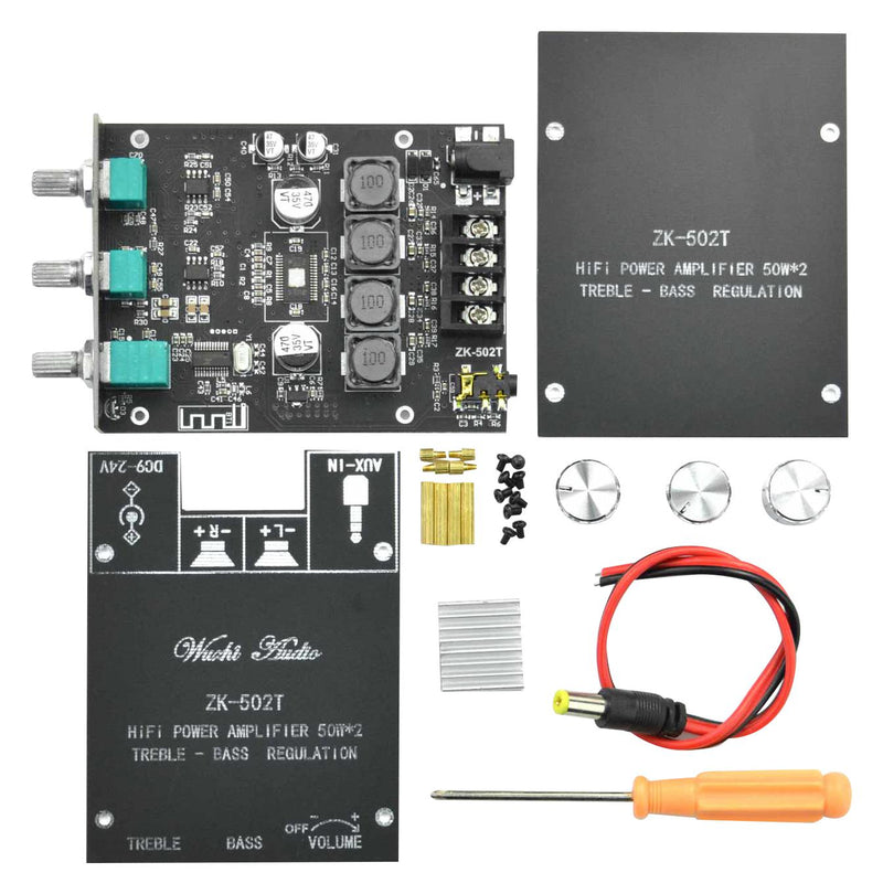 Dfrobot DFR0806 DFR0806 Evaluation Board 2-Channel Audio Amplifier AUX Bluetooth 5.0 10 m 9 V to 24