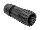 Amphenol C016 30D006 110 12 Circular Connector Ecomate Series Cable Mount Receptacle 7 Contacts Solder Socket
