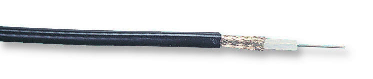 BELDEN 8262 010U500 CABLE, COAXIAL, RG-58C/U, 20AWG, 50 OHM, 500FT, BLACK