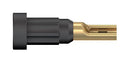 Staubli 23.1010-21 23.1010-21 Banana Test Connector Receptacle Panel Mount 20 A 60 V Gold Plated Contacts Black