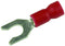 MULTICOMP MC29431 TERMINAL, SPADE/FORK, #8, CRIMP, RED
