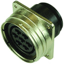 AMP - TE CONNECTIVITY 208485-1 CIRCULAR CONNECTOR RECEPTACLE, SIZE 28, 7 POSITION, PANEL