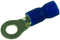 MULTICOMP MC29566 TERMINAL, RING TONGUE, #8, CRIMP, BLUE