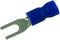 MULTICOMP MC29619 TERMINAL, SPADE/FORK, #6, CRIMP, BLUE