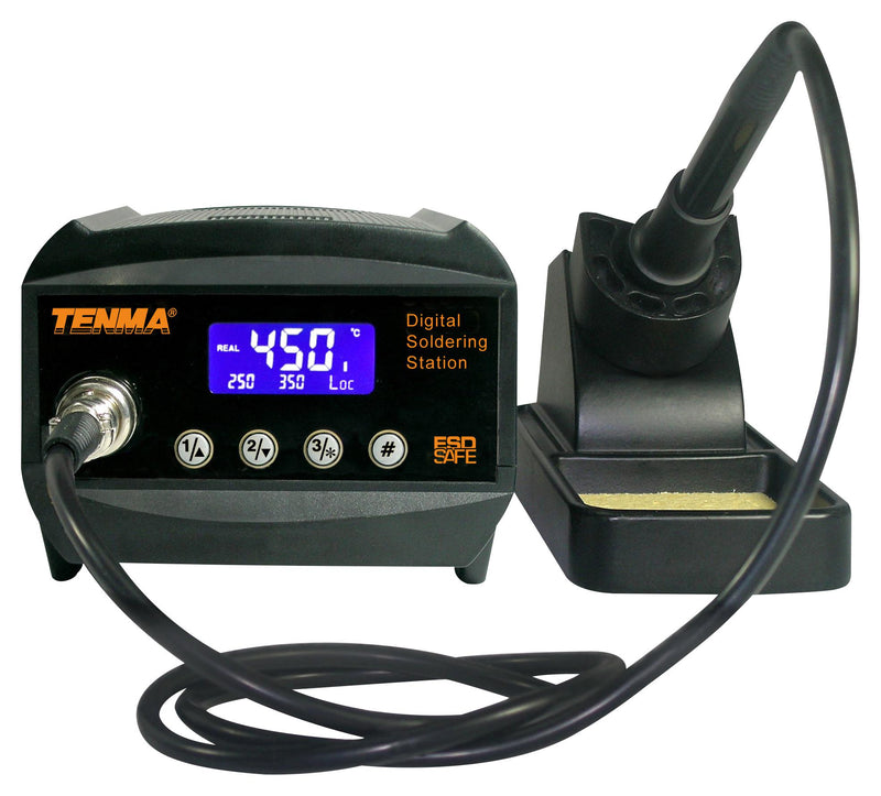 Tenma 21-21310 EU Soldering Station 80 W 240 V 480 &deg;C Heater Power Supply Iron Stand Plug