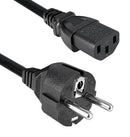 Qualtek Electronics 364018-01 364018-01 Power Cord CEE 7/7 PLUG-IEC C13 1.8M