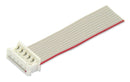 Multicomp PRO MP009110 Ribbon Cable IDC Receptacle to Free End 10 Ways 5.9 " 150 mm 1.27
