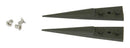 IDEAL-TEK A3CF Tweezer, Tip, Carbon Fibre, Straight, Pointed, 40 mm Length