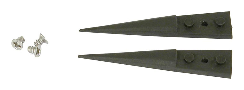 IDEAL-TEK A3CF Tweezer, Tip, Carbon Fibre, Straight, Pointed, 40 mm Length