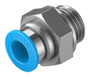 Festo QS-G1/4-8 Pneumatic Fitting Push-In G1/4 14 bar 8 mm Brass QS