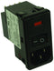 CORCOM - TE CONNECTIVITY 1-6609107-7 POWER ENTRY MODULE, PLUG, 6A