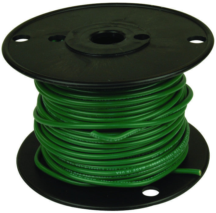 CAROL CABLE/GENERAL CABLE C2105A.12.06 HOOK UP WIRE 100FT 14AWG TIN-COPPER GREEN