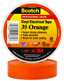 3M 35 ORANGE (3/4&quot;X66FT) TAPE, INSULATION, PVC, ORG, 0.75INX66FT