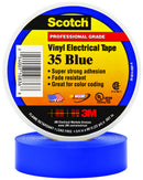 3M 35 BLUE (3/4&quot;X66FT) TAPE, INSULATION, PVC, BLUE, 0.75INX66FT