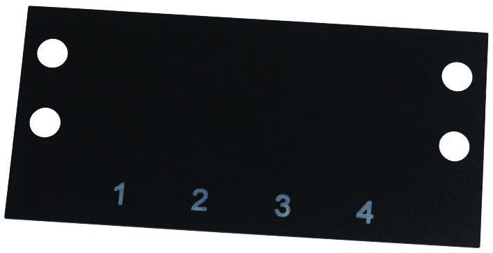 CINCH MS-4-142 TERMINAL BLOCK MARKER, 1 TO 4, 14.3MM