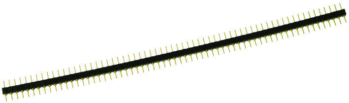 MILL MAX 350-10-164-00-006000 BOARD TO BOARD CONNECTOR, HEADER, 64 POSITION, 1ROW