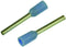WEIDMULLER 9025760000. TERMINAL, FERRULE, 8 X 0.8MM, BLUE