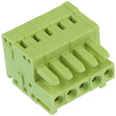 WAGO 734-105 TERMINAL BLOCK PLUGGABLE, 5 POSITION, 28-14AWG