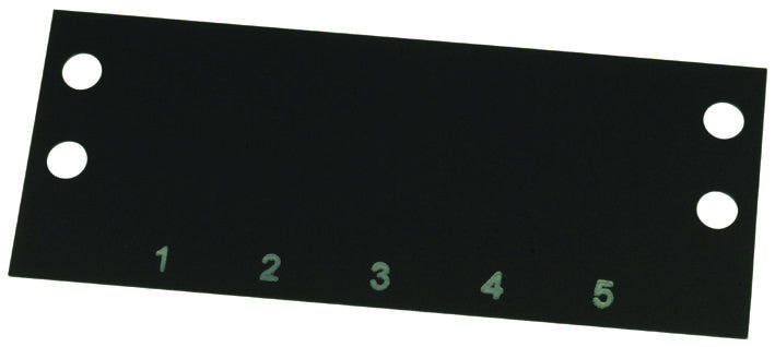 CINCH MS-5-142 TERMINAL BLOCK MARKER, 1 TO 5, 14.3MM