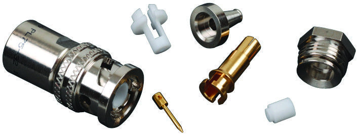 TROMPETER PL75-32 RF/COAXIAL, TRIAX TRB PLUG, STRAIGHT, CRIMP