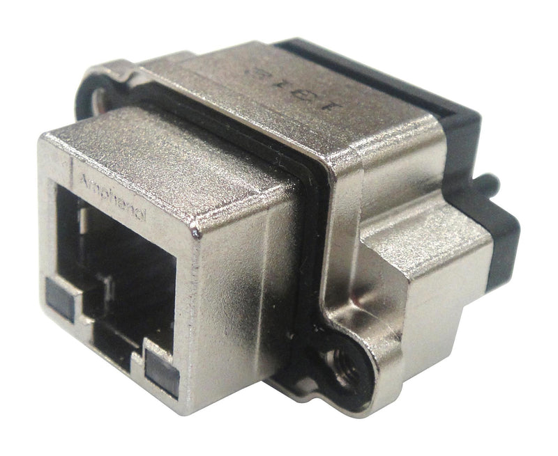 AMPHENOL COMMERCIAL PRODUCTS MRJR54800F SEALED ETHERNET, RJ45, JACK, 8POS, PANEL