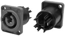 Cliff Electronic Components FM12300 Power Entry Connector CLIFFCON-P Series Receptacle 250 VAC 20 A Panel Mount Quick Connect
