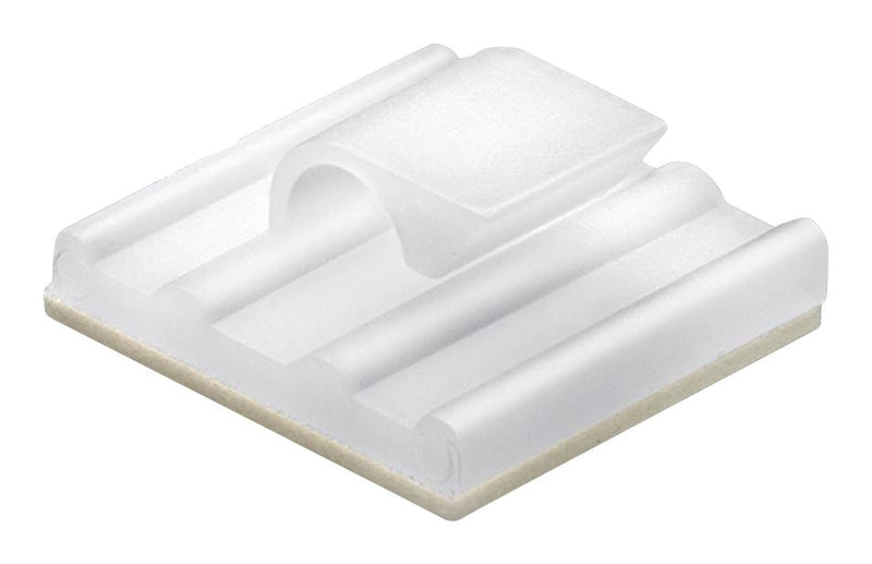 Wurth Elektronik 523220000 Fastener Adhesive Backed Cable Clip 4.4 mm Nylon 6.6 (Polyamide 6.6) Natural 16 15.6 New
