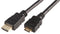 PRO Signal PSG03809 PSG03809 Audio / Video Cable Assembly Hdmi A Plug Mini C 3.28 ft 1 m Black