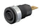 Staubli 23.3060-21 4MM Banana Jack Panel Mount 32 A 1 KV Gold Plated Contacts Black 23AH8729