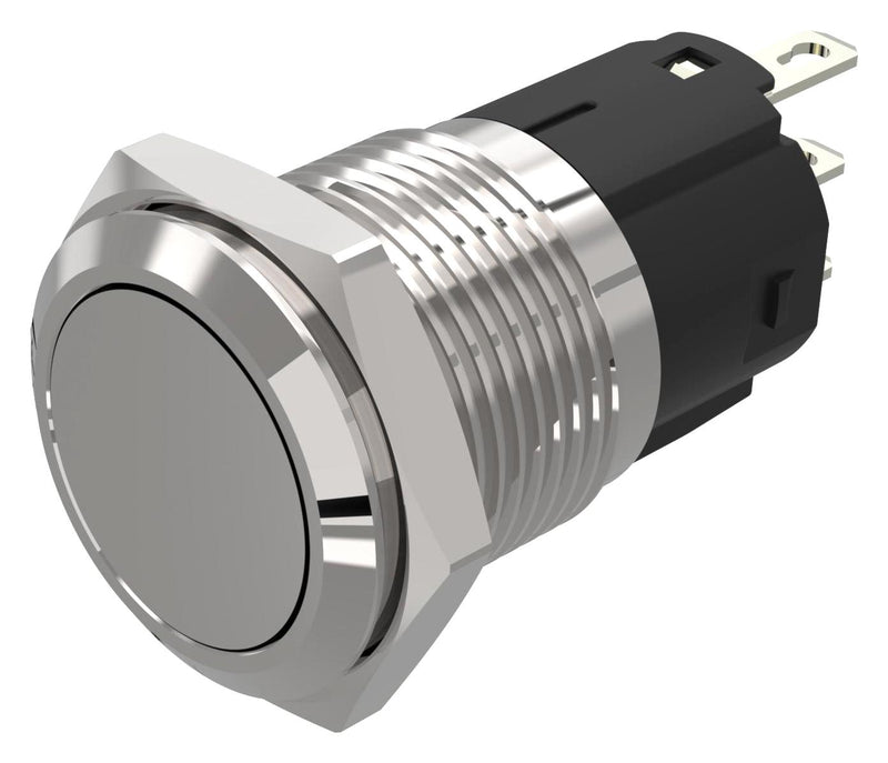 EAO 82-4153.2000 Vandal Resistant Switch 82 Series 16 mm Spdt Maintained Round Flat Flush Natural