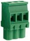 Camdenboss CTBP92VJ/3S CTBP92VJ/3S Pluggable Terminal Block 5.08 mm 3 Ways 28AWG to 14AWG 1.5 mm&Acirc;&sup2; Clamp 15 A