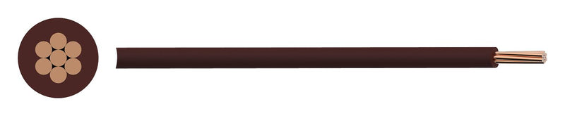 PRO Power PP-6491B-2.50MMBRN Wire Stranded 6491B H07Z-R BS EN 50525-3-41 Per Metre Lszh Brown 2.5 mm&sup2;