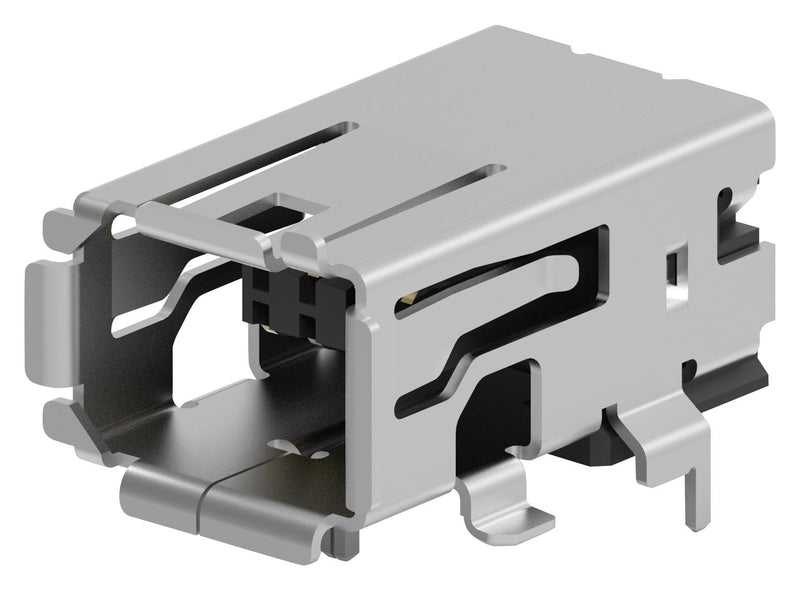 TE Connectivity 2294415-1 I/O Connector 8 Contacts Plug Mini Surface Mount PCB