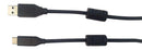 Multicomp MC002481 USB Cable Type A Plug C 1 m 3.3 ft 3.0 Black