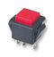 Apem 1415NC RED 1415NC RED Pushbutton Switch 1400N Spdt Momentary Square Red