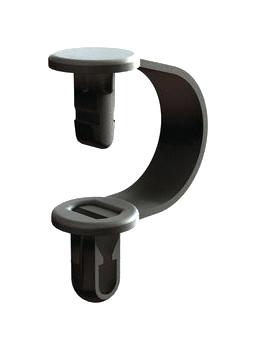 Essentra Components RSC-6-01 RSC-6-01 Cable Clamp Nylon 6.6 Black