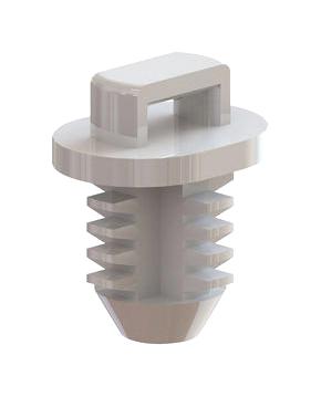 Essentra Components FTH-15-01-C Cable TIE Mount Nylon 6.6 Natural