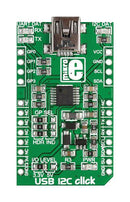 Mikroelektronika MIKROE-1985 Add-On Board Click Connectivity USB I2C Mikrobus