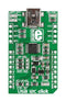 Mikroelektronika MIKROE-1985 Add-On Board Click Connectivity USB I2C Mikrobus
