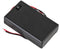 Multicomp PRO MP000373 Battery Box Switched Wired 3 x AAA