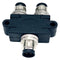 Norcomp Y58-D04-MMMR001 Y Splitter Conn 4P M12 PLUG-2X4P Plug