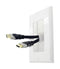 Midlite Products Dbpwh Decor Brush Plate White