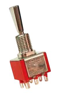 E-SWITCH 100SP3T8B13M1QEH Switch Toggle Spdt 5A 120VAC 28VDC