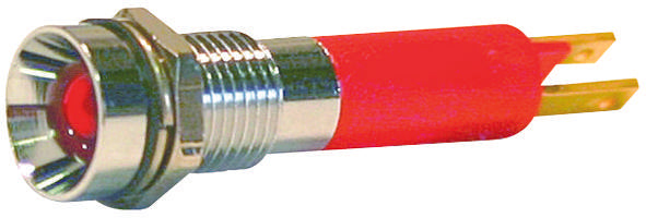 Wamco WL-19091352 Panel Mount Indicator LED 8MM Yellow 24V