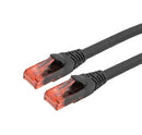 L-COM TRD624AUF-BLK-30F Enet Cord CAT6A RJ45 PLUG-PLUG 30 New