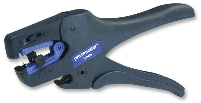 Pressmaster 4320-0612 Cable Stripping Tool Self Adjusting 34AWG to 8AWG Straight Blade