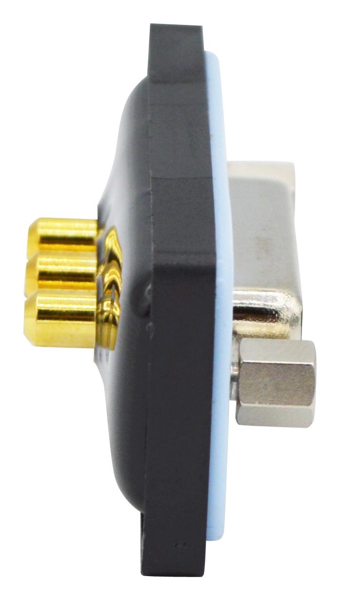 Norcomp CDFV3W3213L411 CDFV3W3213L411 Combination Layout D Sub Connector Nanook CDF Series DA-3W3 Receptacle 3 Contacts Power